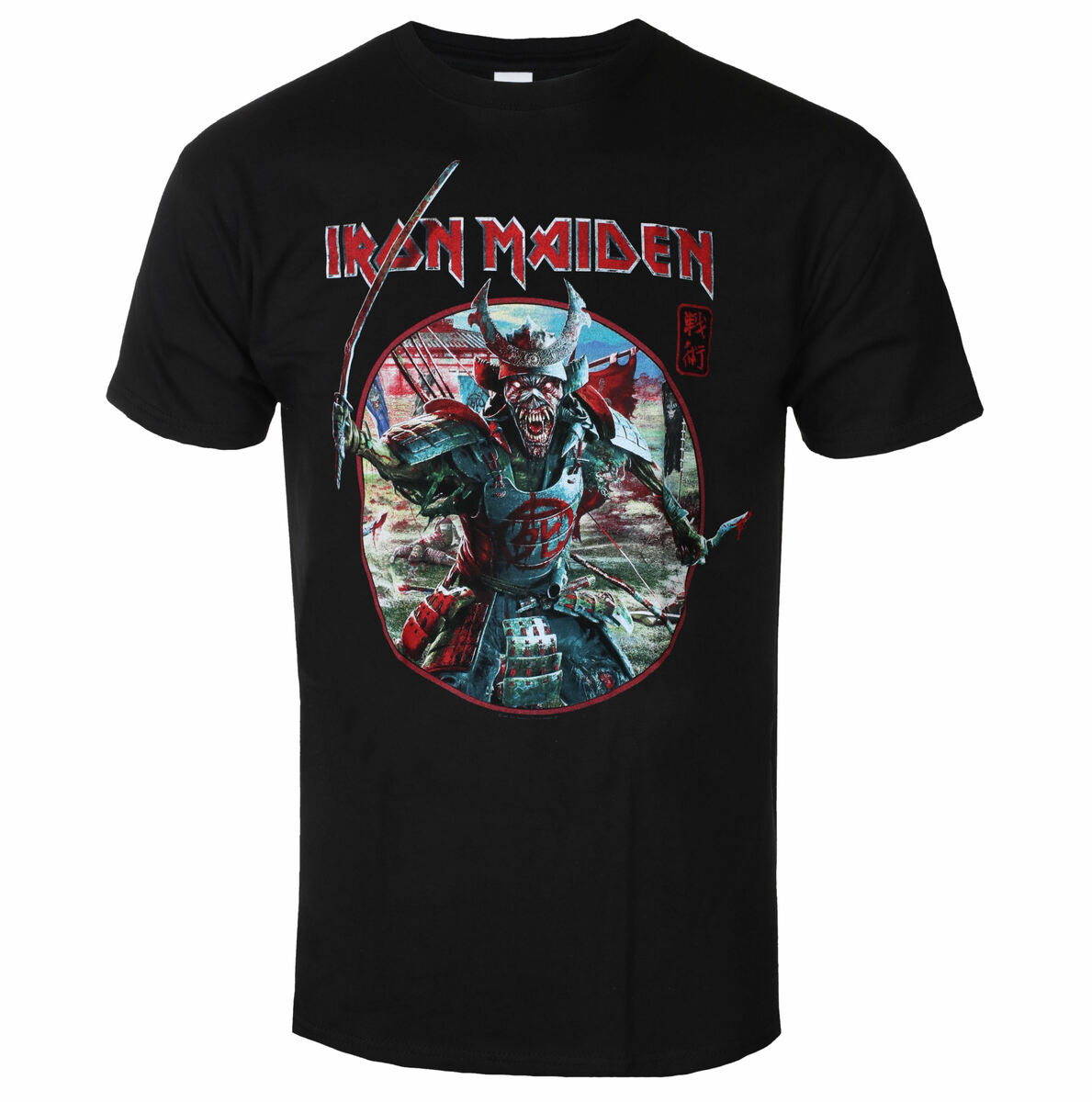 Metál Póló Férfi Iron Maiden - Eddie Warrior Circle BL - ROCK OFF - IMTEE137MB XL