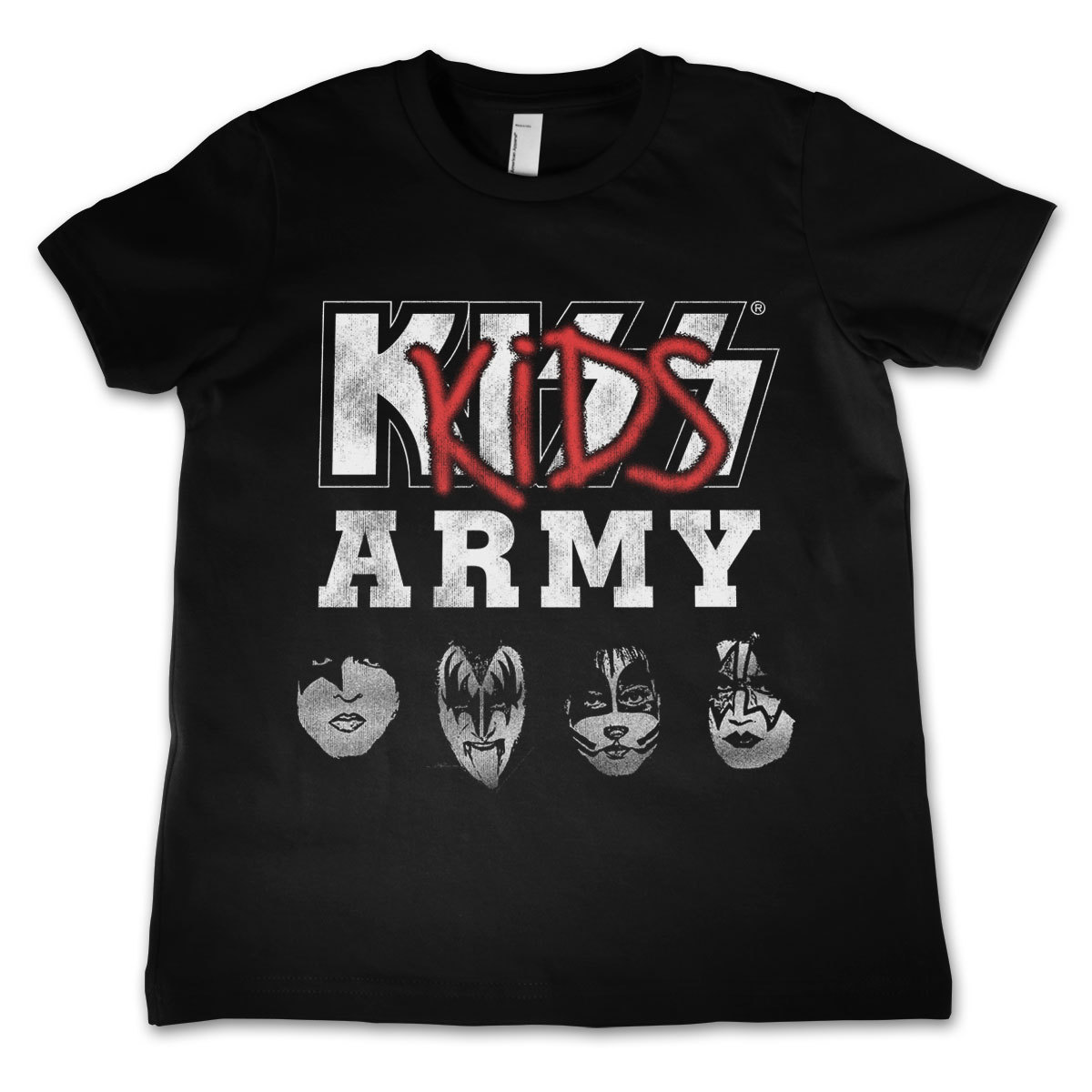 Metál Póló Férfi Gyermek Kiss - Army - HYBRIS - ER-12-KISS030-H68-5-BL XL