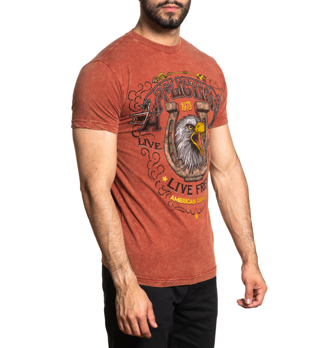 Hardcore Póló Férfi - AMERICAN ORIGINAL - AFFLICTION - A26246-ROCL S