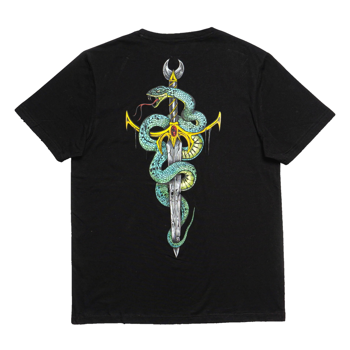 Utcai Póló Férfi - Venom Tee - FALLEN - FMU1RE09 BLACK GREEN CHRIS XL